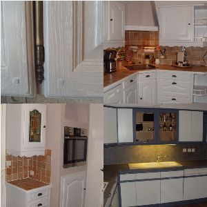 Relooker meubles cuisine ancienne Montmirail