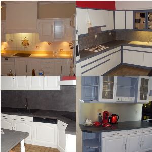 Societe de relooking meubles cuisine ancienne Fismes